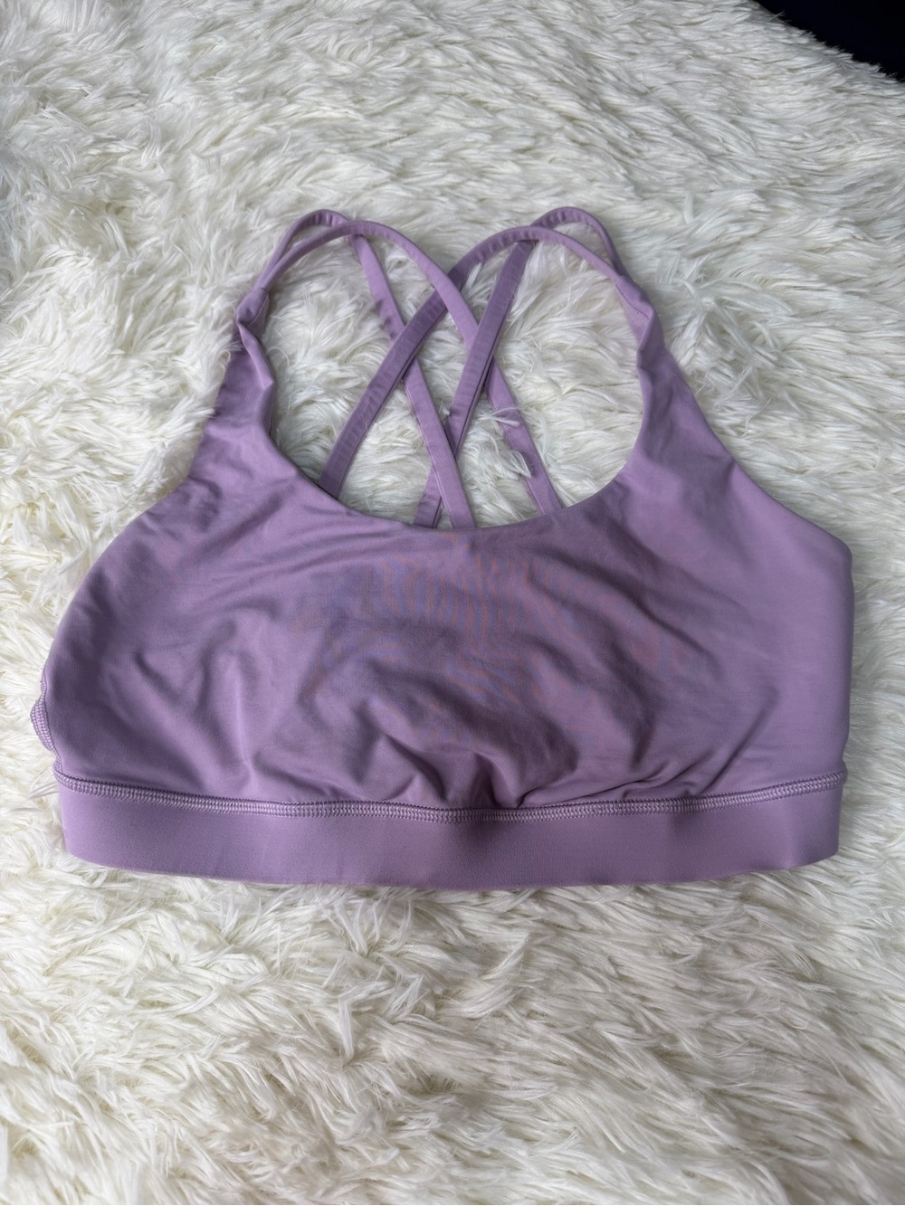 Lululemon Size 8 Sports Bra, yoga, training, Athleisure, workout, soft, Slick - Picture 3 of 5